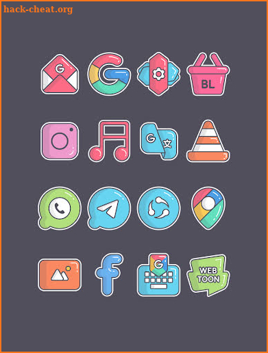 Olympia Sticker - Icon Pack screenshot