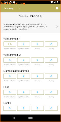 Omaha Vocab Builder screenshot