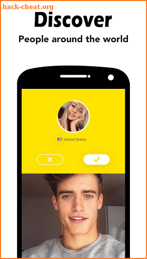 Omega – random video chat screenshot