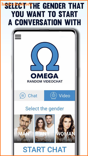 OMEGA, RANDOM VIDEOCHAT screenshot