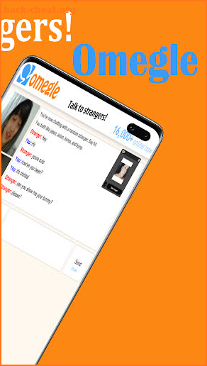 Omegle Helper - talk to Strangers omegle Chat App screenshot