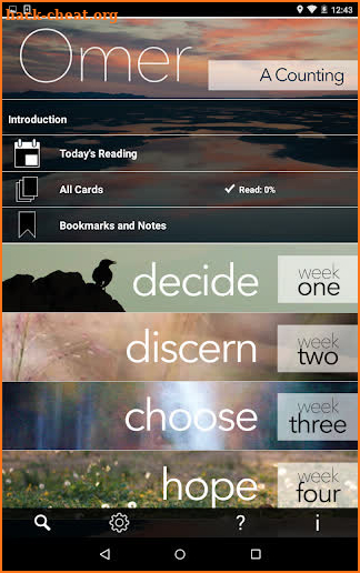 Omer: A Counting screenshot