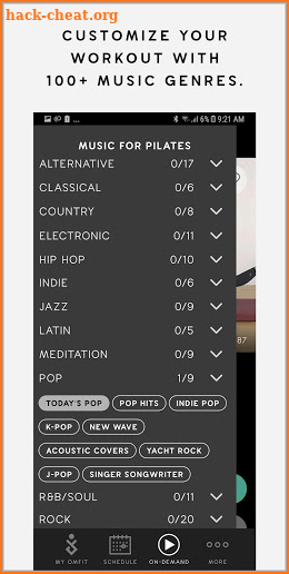 OMFIT - Workouts and Music screenshot