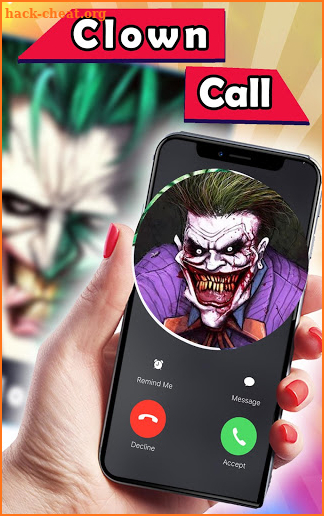 OMG Penniwise Killer Clown IT Fake call screenshot