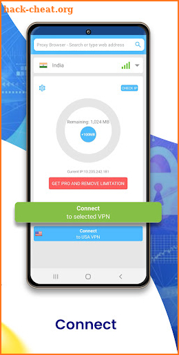 Omshy VPN - Secure VPN Proxy screenshot