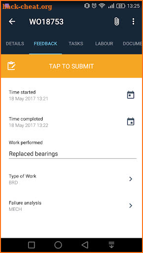 On Key Work Manager screenshot