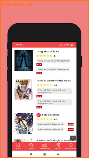 On Manga Reader screenshot