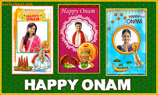 Onam Photo Frames Wishes screenshot