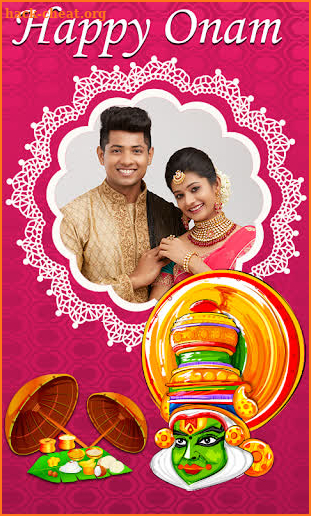 Onam Photo Frames Wishes screenshot