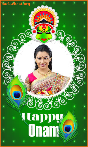 Onam Photo Frames Wishes screenshot