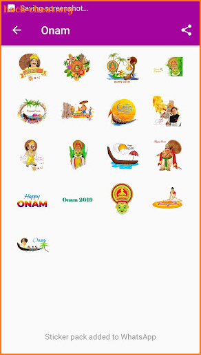 Onam Stickers screenshot