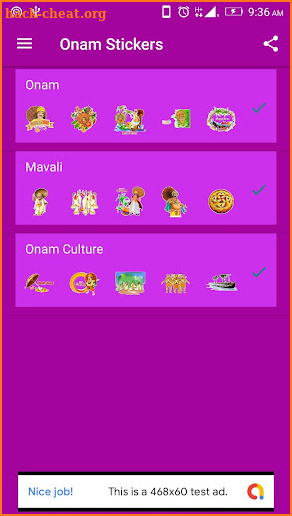 Onam Stickers screenshot