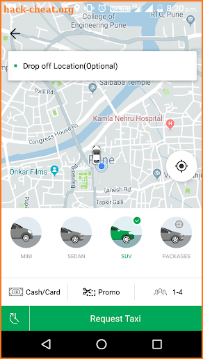 Oncabs Passenger screenshot