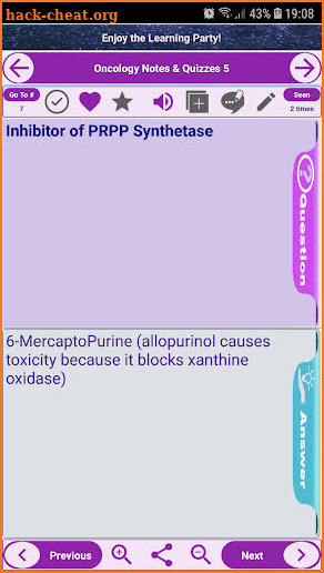 oncology Exam Review screenshot