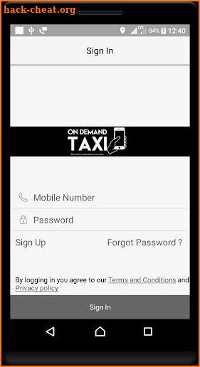 Ondemandtaxi Driver screenshot