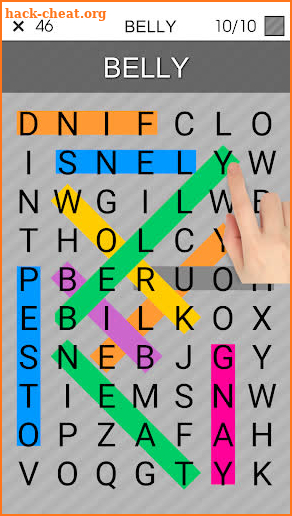 One By One - Free Multilingual Word Search screenshot