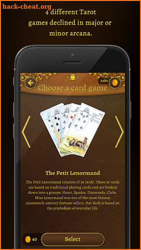 One Click Tarot screenshot