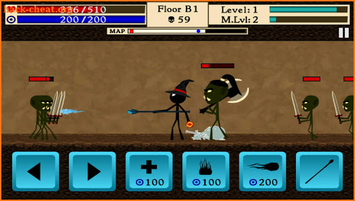 One Dungeon: Wizard - Stickman Warrior screenshot