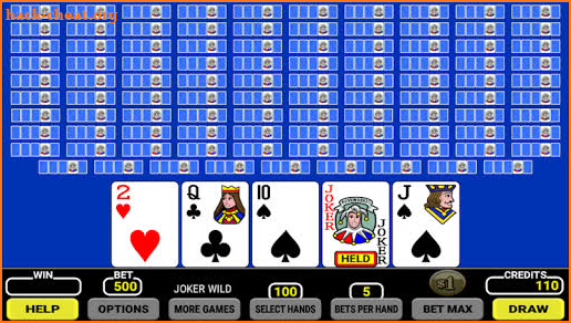 One Hundred Play Poker screenshot