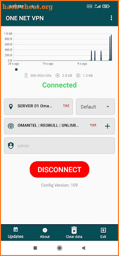 One Net VPN screenshot