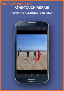 One-Touch Retouch - removing objects from photos screenshot