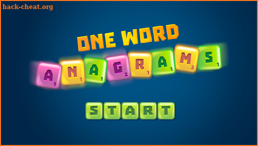 One Word Anagrams screenshot