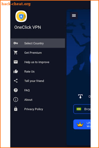 OneClick VPN screenshot