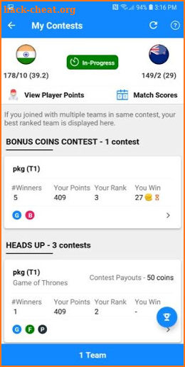 Onecricket Scores & Fantasy screenshot