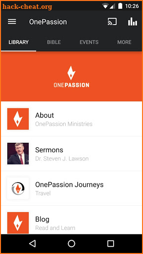 OnePassion Ministries screenshot