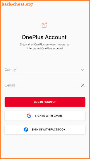 OnePlus Account screenshot