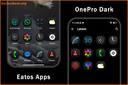 OnePro Dark - Icon Pack screenshot