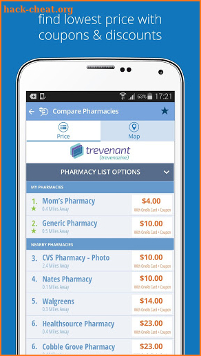 OneRx Drug Savings & Coupons screenshot