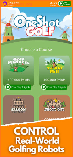 OneShot Golf! screenshot