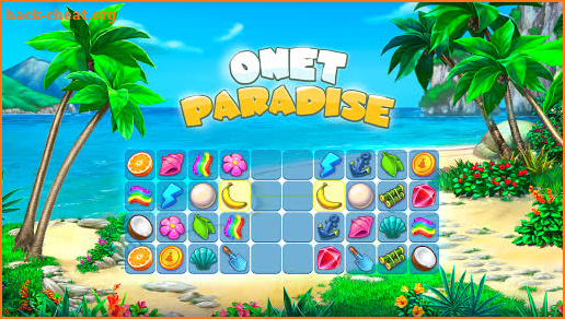 Onet Paradise: connect 2 or pair matching game screenshot