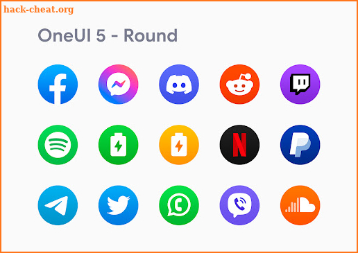 OneUI 5 - Round Icon Pack screenshot