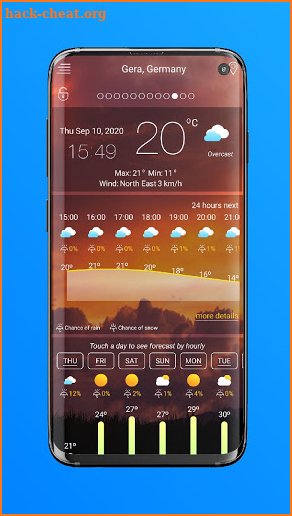 OneWeather - Live Weather Today & Radar 2021 screenshot