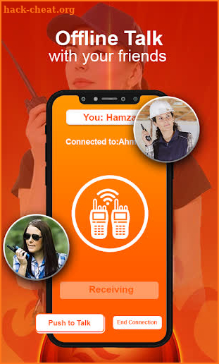 Online Calling Without Internet PTT Walkie Talkie screenshot