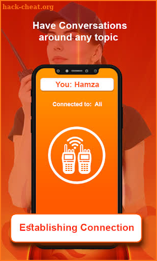 Online Calling Without Internet PTT Walkie Talkie screenshot