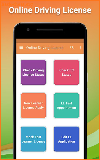 Online Driving License Apply Guide screenshot