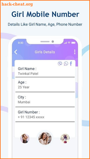 Online Girls Phone Numbers for Chat whatsapp screenshot