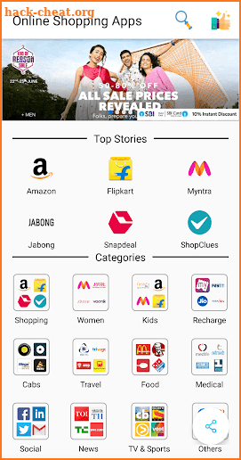 Online Shopping Apps screenshot