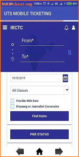 Online Uts Mobile Ticketing screenshot