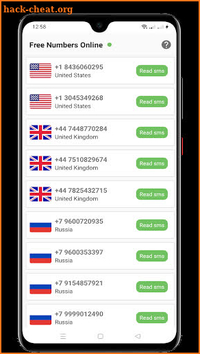 Online Virtual Number- Receive SMS Verification screenshot