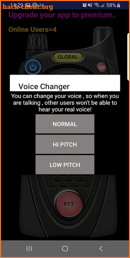 Online Walkie Talkie Radio screenshot