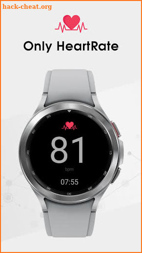 Only HeartRate Watch Face screenshot