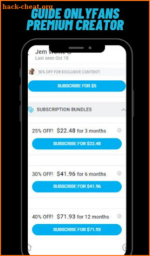 OnlyFans App for Android Guide screenshot