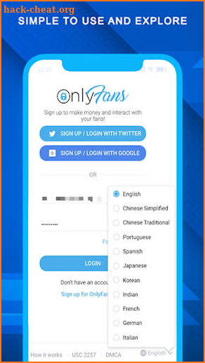 OnlyFans App Mobile screenshot