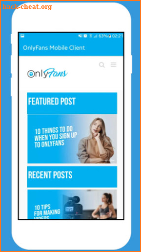 OnlyFans New App Premium Guide screenshot