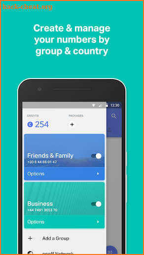 onoff App - Call, SMS, Numbers screenshot