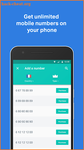 onoff App - Call, SMS, Numbers screenshot